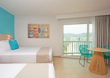 Confort doble vista parcial al mar Hotel Amares Acapulco Confort doble vista parcial al mar Hotel Amares Acapulco